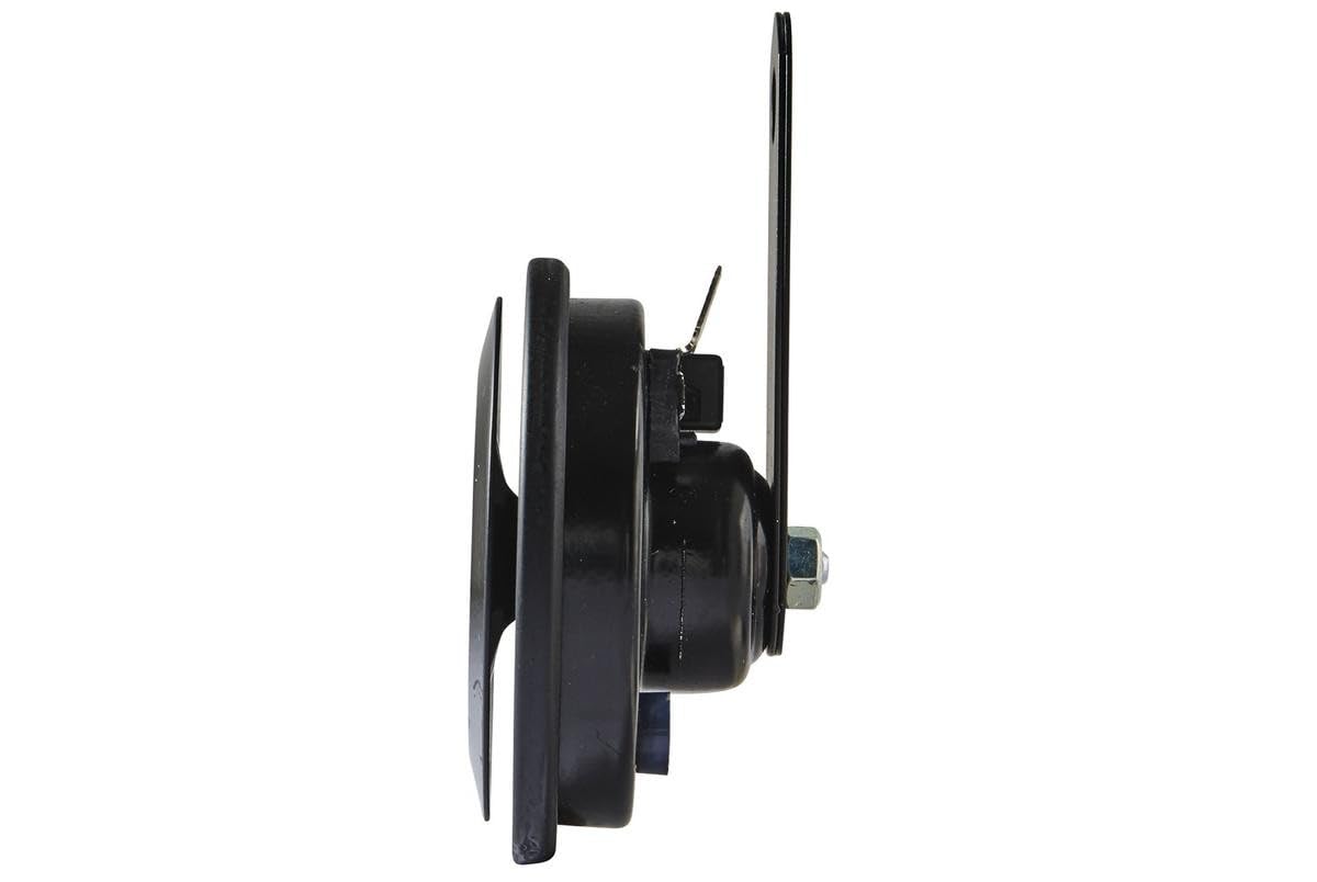 HELLA 3AL 007 425-791 Clacson, M28, 12V, 110dB(A), Gamma frequenze 400Hz, Tono elevato, colore alloggiamento/sede nero, Attacco piatto ad innesto