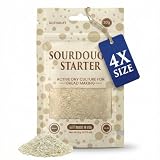 Sourdough Starter Culture – Dehydrated Wild Dry Yeast for Baking Homemade Artisan Bread – Organic...