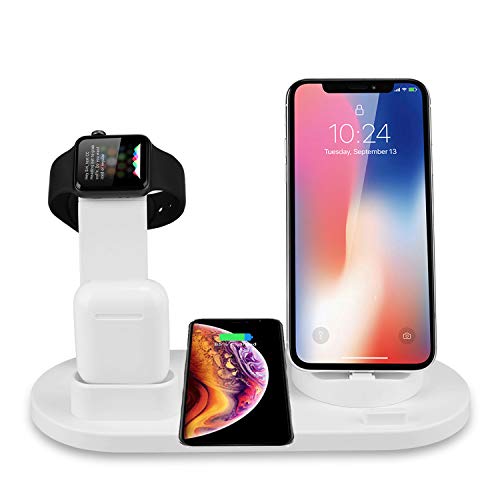 3 in 1 Wireless Charging Dock, Desk Charger Organizer Desktop Charging Stations