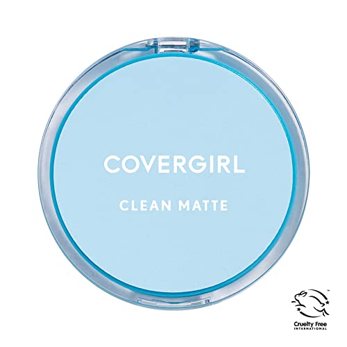Covergirl Clean Matte Pressed Powder, Medium Light 535, 0.35 Oz, Pack Of 1 (Packaging May Vary) #TOP1