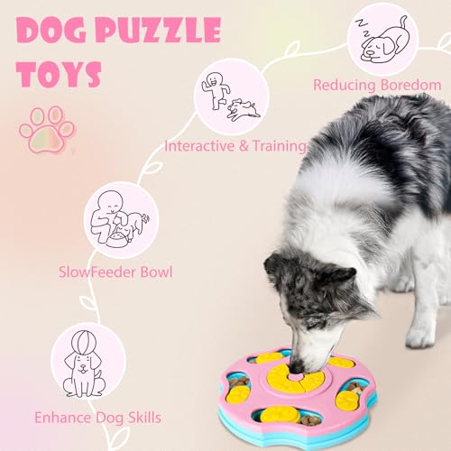 Hundespielzeug Intelligenz, Intelligenzspielzeug für Hunde, IQ-Training, waschbar, Intelligenzspielzeug für Hunde, waschbares Hundeleckerli-Spielzeug, Hundespielzeug für Welpen und Katzen(Gelb)