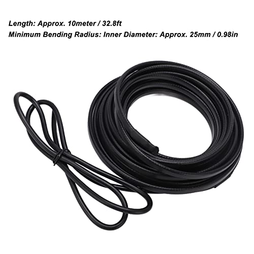 Heizkabel 10 Meter Elektrisches Heizband mit Explosionsgeschütztem Stecker Rohrheizkabel für PVC-Schlauch