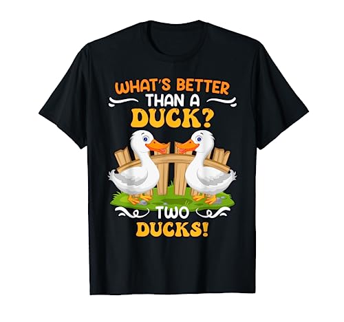 What´s better than 1 Running Duck? 2 Running Ducks Duck Love T-Shirt