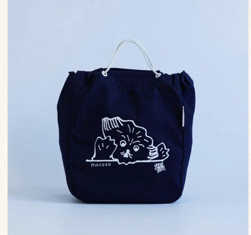 mocozo モコゾウ ハンドバッグ bag'n 'noun Amazon.co.jp: BAG'n'NOUN モコゾウ イラスト バック ネイビー