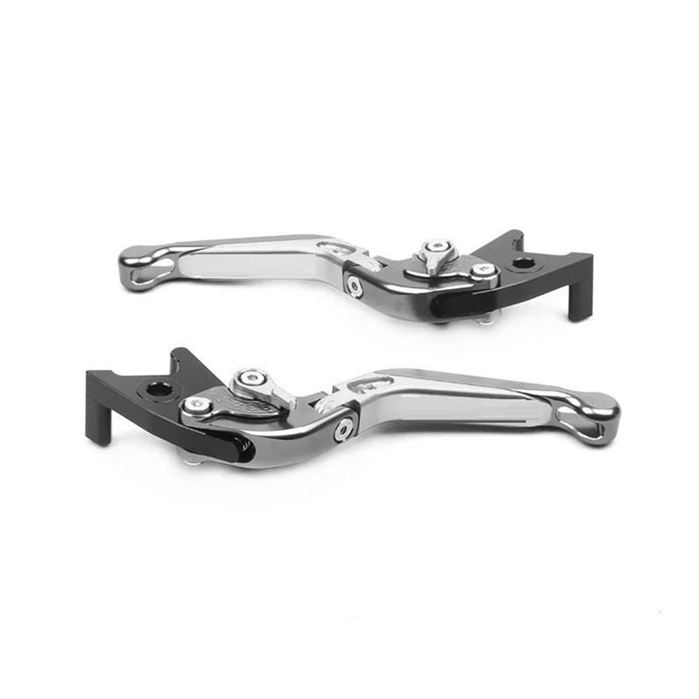 Ewrsghrt Silver Motorcycle Accessories Adjustable For Honda Cbf1000 Cbf1000a 2006 2007 2008 2009 Folding Extendable Brake Clutch Levers(Silver)