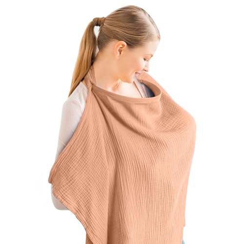 Aolso Stillbezug für Babys, Musselin-Stillbezug, Stilltuch für Unterwegs...