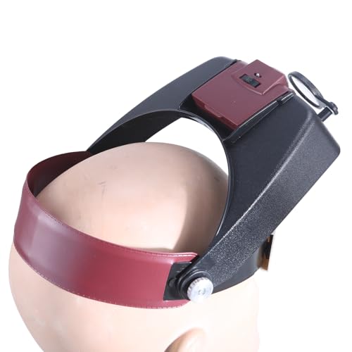 Headband-Magnifier-Handsfree-Glass-for-Jewelry-Loupes-Watch-Electronic-Repair-153658X-Lens
