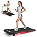 Laufband klappbar elektrisch mit 9% Steigung, 1-10 km/h Walking Pad leise für Zuhause und Büro, bürstenloser 3,0-PS-Motor, LED-Anzeige, Stoßdämpfung, bis 140 kg