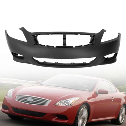 New Front Bumper Cover 2008 2009 2010 2011 2012 2013 Infiniti G37 Coupe 2-Door Sport Journey - 6Cyl 3.7L 2008-2013 Infiniti G37 Coupe Bumper Cover Fascia