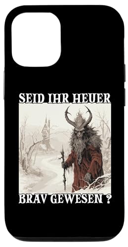 Krampus Mask Krampus コスチューム Kramperl イービルクリスマスマン スマホケース iPhone 12/12 Pro 用