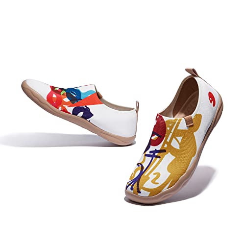 Image of UIN Women's Art Travel Shoes Slip On Casual Cozy Loafers Lightweight Comfort Fashion Sneaker Toledo Ⅰ