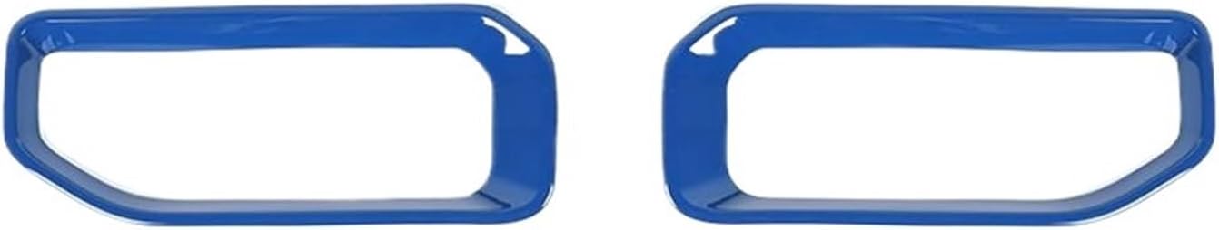 ABS Car Rear Fog Lamp Trim Plating Protect Cover Decoration Stickers Compatible with Jeep Wrangler JL 2018 Up Car Exterior Accessories(Green)