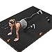 innhom Bodenschutzmatte Fitnessgeräte Fitness 183x123x0.7cm Sportmatte Fitnessmatte Rutschfest, Hochstrapazierfähige Unterlegmatte Schutzmatte für Heimtrainer Laufbänder