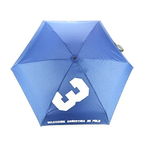 Parapluie pliant La Martina bleu marine fini les vêtements trempés grâce au modèle l23pu0450115082