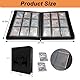 TopDeck TopLoader Folder, 9 Pocket Holds 360 Toploaders,Card Holders for Trading Cards,MTG/Yugioh/TCG Cards (Contemporary) Hochzeitsalben，WallTrust RFID， Bank Cards