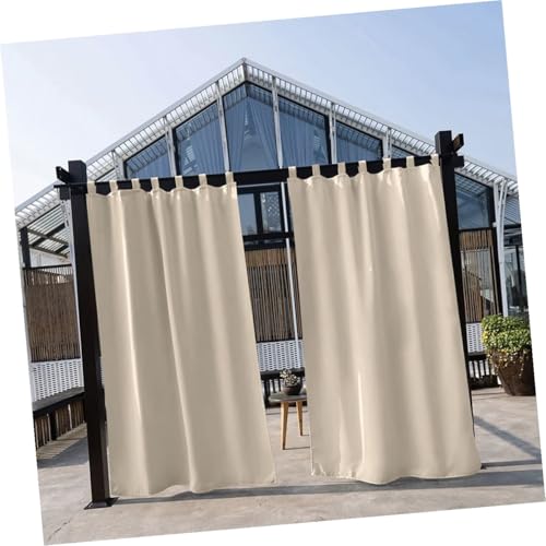 Drapé beige moderne en polyester de qualité supérieure prêt à poser