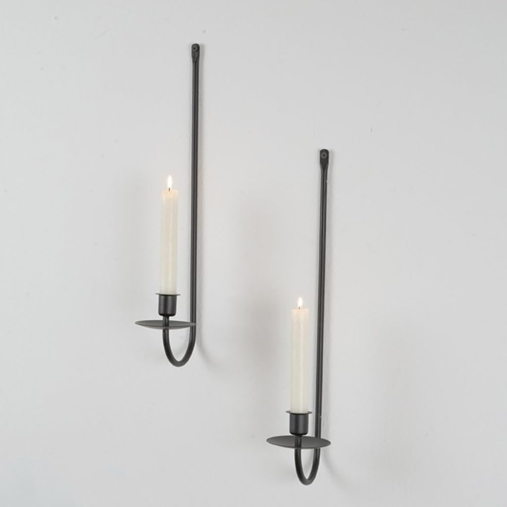 Sophisticated Wall Hanging Candle Sconces Holder Set of 2 for Modern Home Decors
