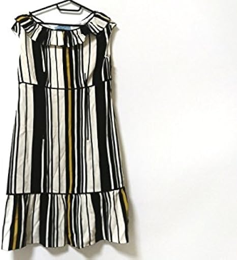 Amazon Co Jp プラダ Prada ワンピース レディース 白 黒 イエロー 中古 服 ファッション小物