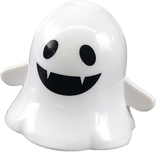 Miniatura 5 de Wind Up Ghost Friendly Rolling Walking - Paquete de 2 recuerdos de fiesta blancos