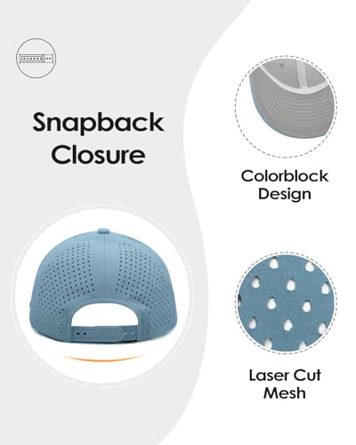 Image of Zylioo Oversize XXL Baseball Mesh Cap,Extra Large Laser Cut Cap,L M S Trucker Hat,Quick Dry Summer Cooling Golf Cap