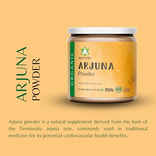 Image of Organic Arjun Ki Chaal Powder 400g | Terminalia Arjuna Bark Powder | Jaivik Bharat & USDA Certified | Ayurvedic Herbal Supplement | Supports Heart Wellness, Circulation & Daily Health