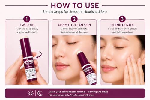 Image of Dr.Melaxin Calcium Volume Multi Balm Smooth Core Stick with Collagen Extract, Nourishing Face Balm for Daily Skincare, Portable Moisturizing Stick