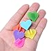 DRAGONRUN 1 Bag Spoke Beads Decoration Colorful Heart Shape Kids Bike Wheel Clip