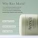 ARENCIA Korean Rice Mochi Face Cleanser - Face Wash, Gentle Scrub All in One for Deep Cleansing, Moisturizing, Pore Minimizing, Acne-Prone Skin, Removing Blackhead with Rice Water & Green Tea