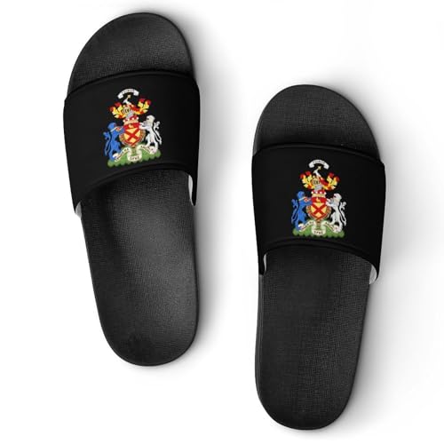 Coats of Arms of Henry Bruce Non Slip Slides Sandals for Women Men Quick Drying Shower Shoes for Bathroom Pool Beach