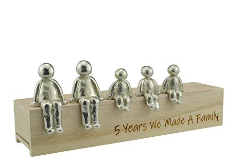 5th Anniversary Idea - 5 Years We Made A Family
