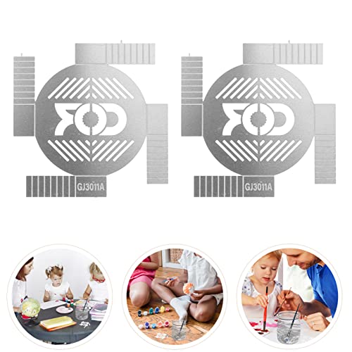 Zerodeko 2Pcs Brush Cleaning Tank Plate Metal Paint Brushes Cleaner Bottle Plate Nail Art Pen Brush Cleaning Tools #TOP4