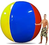 Material: Nuestro gran globo transparente está hecho de PVC, que es un 40% más grueso que la calidad general. Mientras lo necesite, permanecerá inflado.