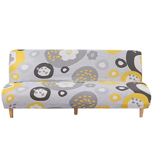 Syarerla ソファーベッドカバー ソファカバー 肘なし 2人掛け 3人掛け 伸縮素材 そふぁーかばー 柔らかい 犬 猫 傷 防止 ソファー保護 収納便利 洗濯可能 花柄(カラー#09)
