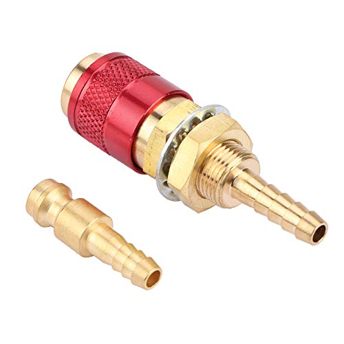 Conector de encaixe rápido M6 Gás e Água conector rápido para montagem de tocha de soldador MIG TIG