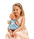 Heless 2720 - Puppenkleid, EIS-Prinzessin, Größe 35-45 cm, Blau