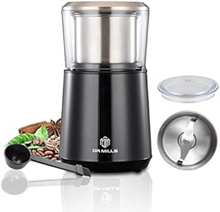 DR MILLS DM-7451 Electric Coffee Grinder, Dried Spice, nut, herb Grinder, Detachable Cup