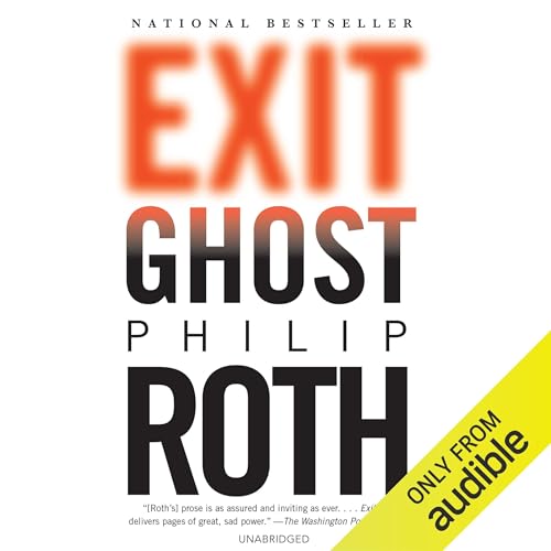 Exit Ghost Audiolibro Por Philip Roth arte de portada