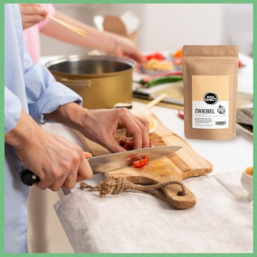 Miniatura 6 de Spicy Welt Cebolla Granulada 500g - Cebolla Deshidratada En Gránulos Para Guisos, Salsas Y Adobos Dulce, Aromática Y Sabrosa 100 Natural Sin Aditivos