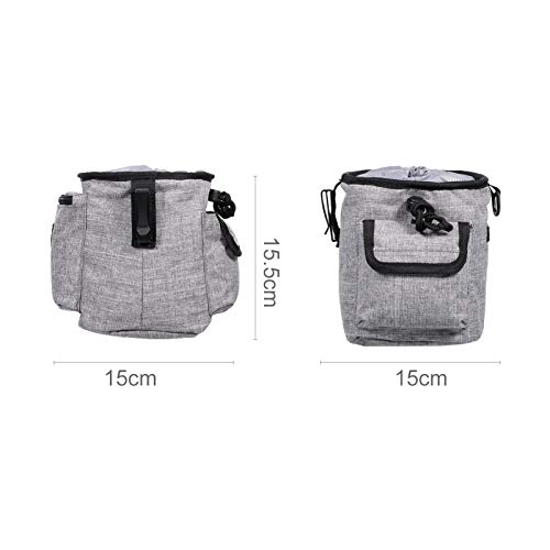 Bolsa WooDlan para petiscos para cães, bolsa de treinamento para cães, bolsa para viagem para cães,
