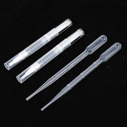 5Pcs 5ml Empty Nail Oil Pens Refillable Cuticle Oil Pens Transparent Twist Pen for Cuticle Oil Applicator, Lip Gloss Dispenser with Brush Tip, Eyelash Growth Liquid Tube, Cosmetic Lip Gloss Container - Image 7