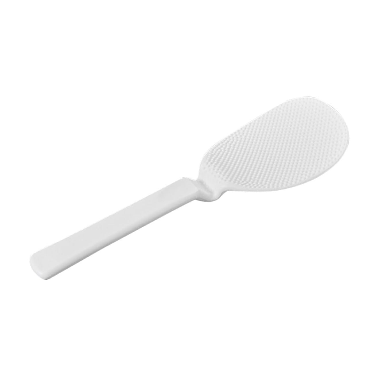 BRIGHTFUFU Rice Spoon Kitchen Rice Spatula Rice Paddle Wear-resistant Rice Spatula Rice Scooper Compact Rice Spatula Non-stick Spoons Household Rice Spatula Kitchen Accessories Pp White