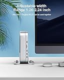 Hagibis Soporte vertical para Mac Mini aleaci n de aluminio soporte antideslizante para computadora port til compatible con M1 Chip Mac Mini MC25 Pro