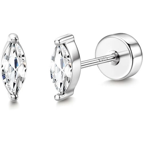 LOYALLOOK 14K ピアス レディース 人気 20G シルバー 925 可愛い 日常 アレルギー対応 ゴールド 組み合わせ ジルコン おしゃれ 女性 かわいい 大人 軟骨 アクセサリー ネジ式 スタッドピアス