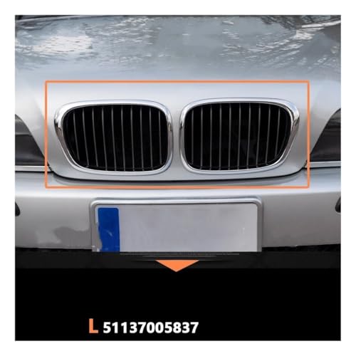 Parrilla delantera para sustituir la pieza original en M5 E39 y modelos de 1999 a 2003 2