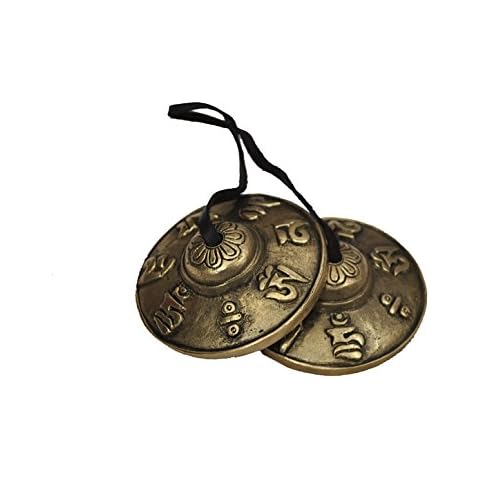 Dharma Store Tingsha platillos Om Mane Padme Hum Cover