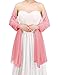Bbonlinedress Gasa Chal Mantón Bufanda Estola Suave Boda Dama de honor Coral...