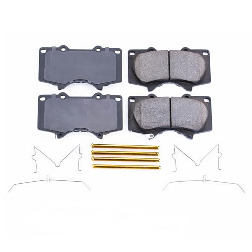 Image of PowerStop Front Brake Pads for Lexus GX460 2010-23 | Toyota 4Runner 2010-24 - Z17 Ceramic Brake Pads with Installation Hardware, 17-976B
