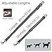 Zhtulck Anschnallgurt Hund Auto, Verstellbarer Elastischer Ruckdämpfung Hundeanschnaller für Alle Hunderassen, Katzen & Autotypen (50-85cm)
