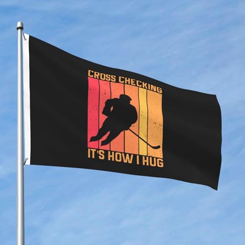Double Sided Cross Checking It S How I Hug Flag