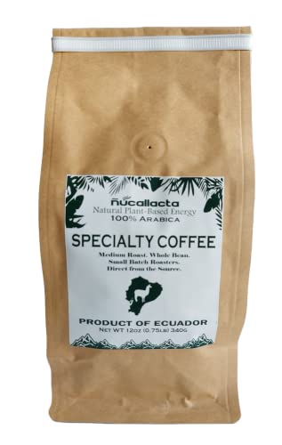 Café Ecuador en grano tostado medio 12 oz miniatura 3